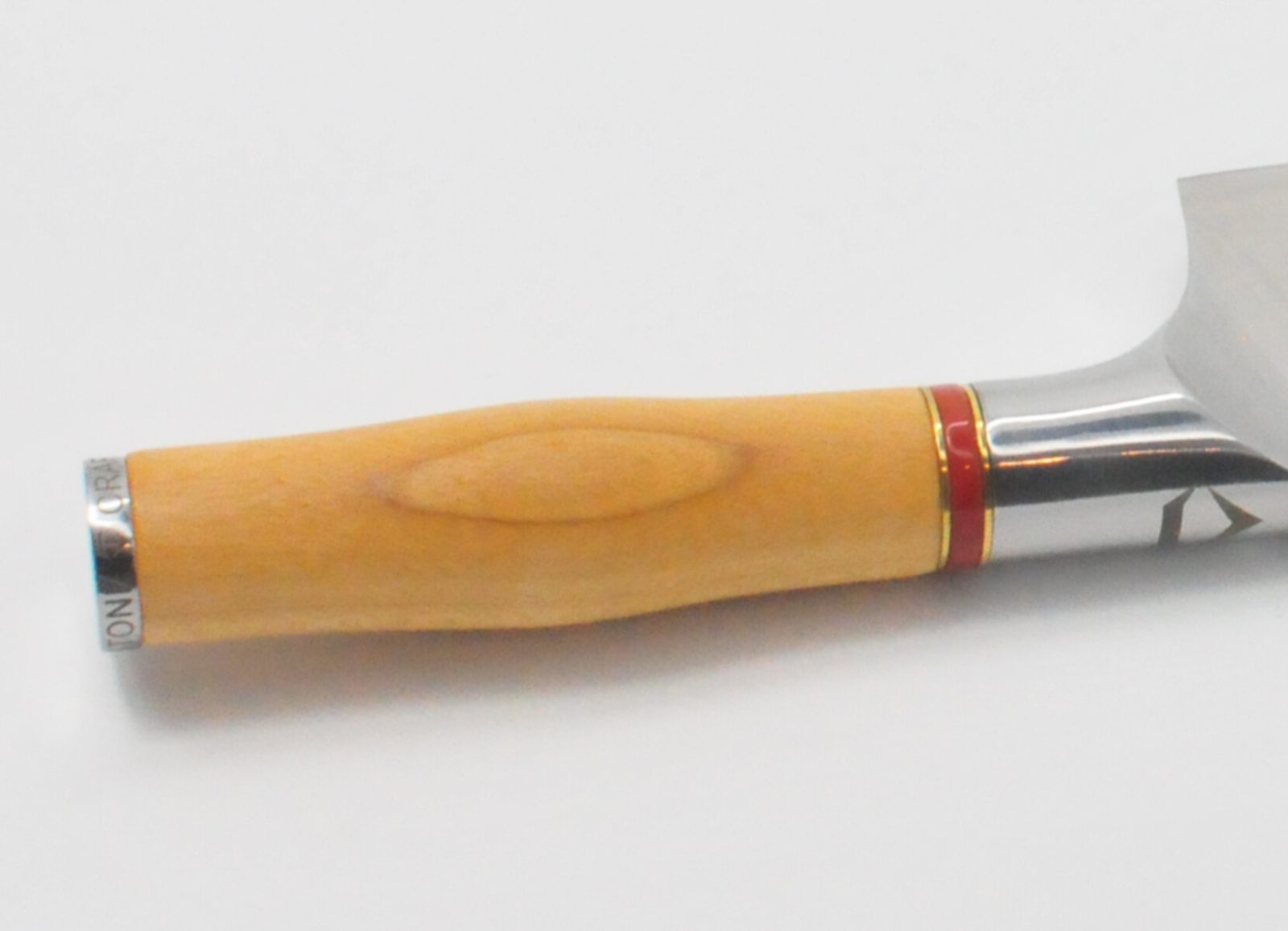 Torrefied Maple Handle with a Brass and Red Jasper Decorative Rings